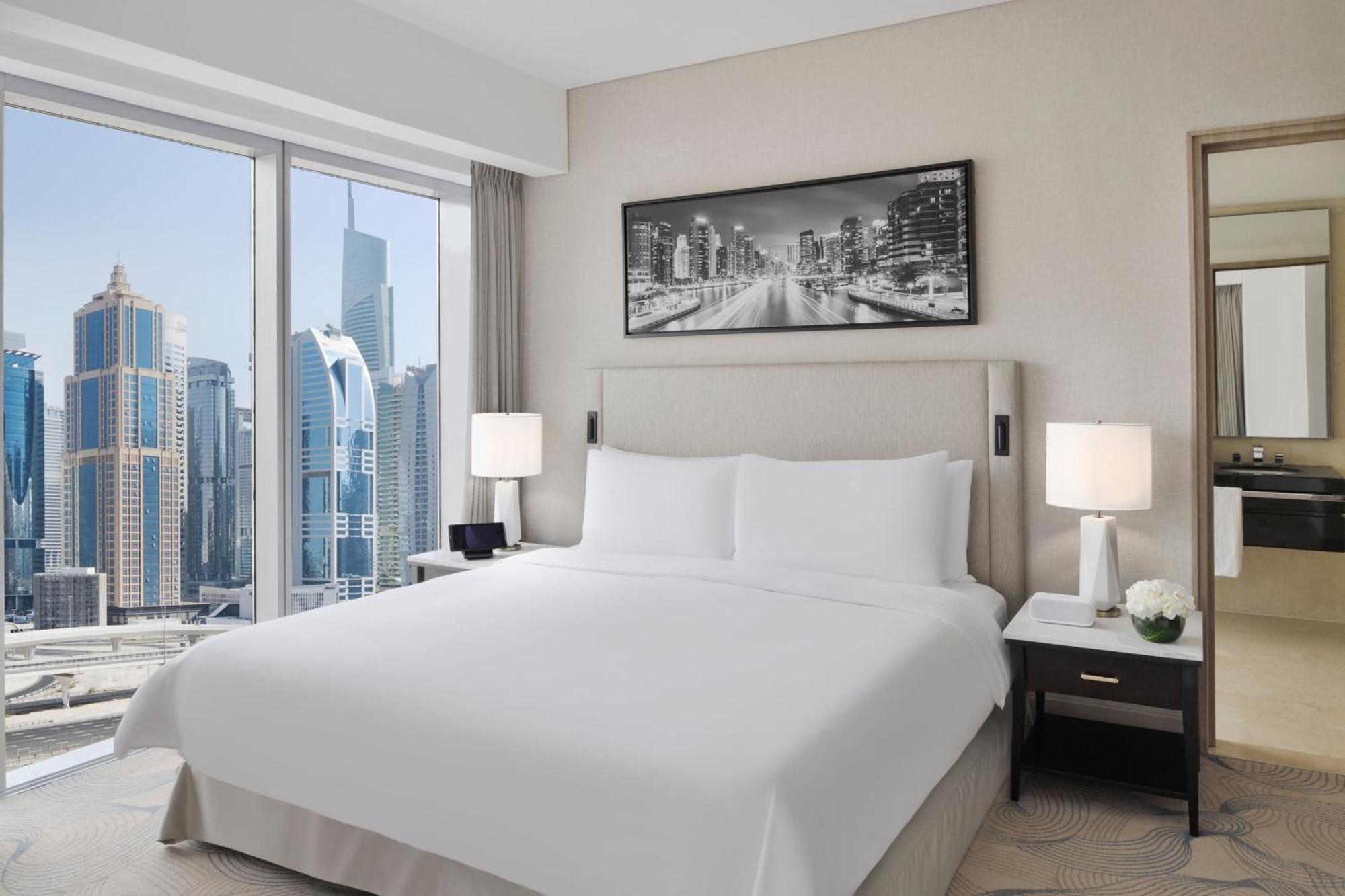Jw Marriott Hotel Marina Дубай Екстер'єр фото A bedroom at the hotel