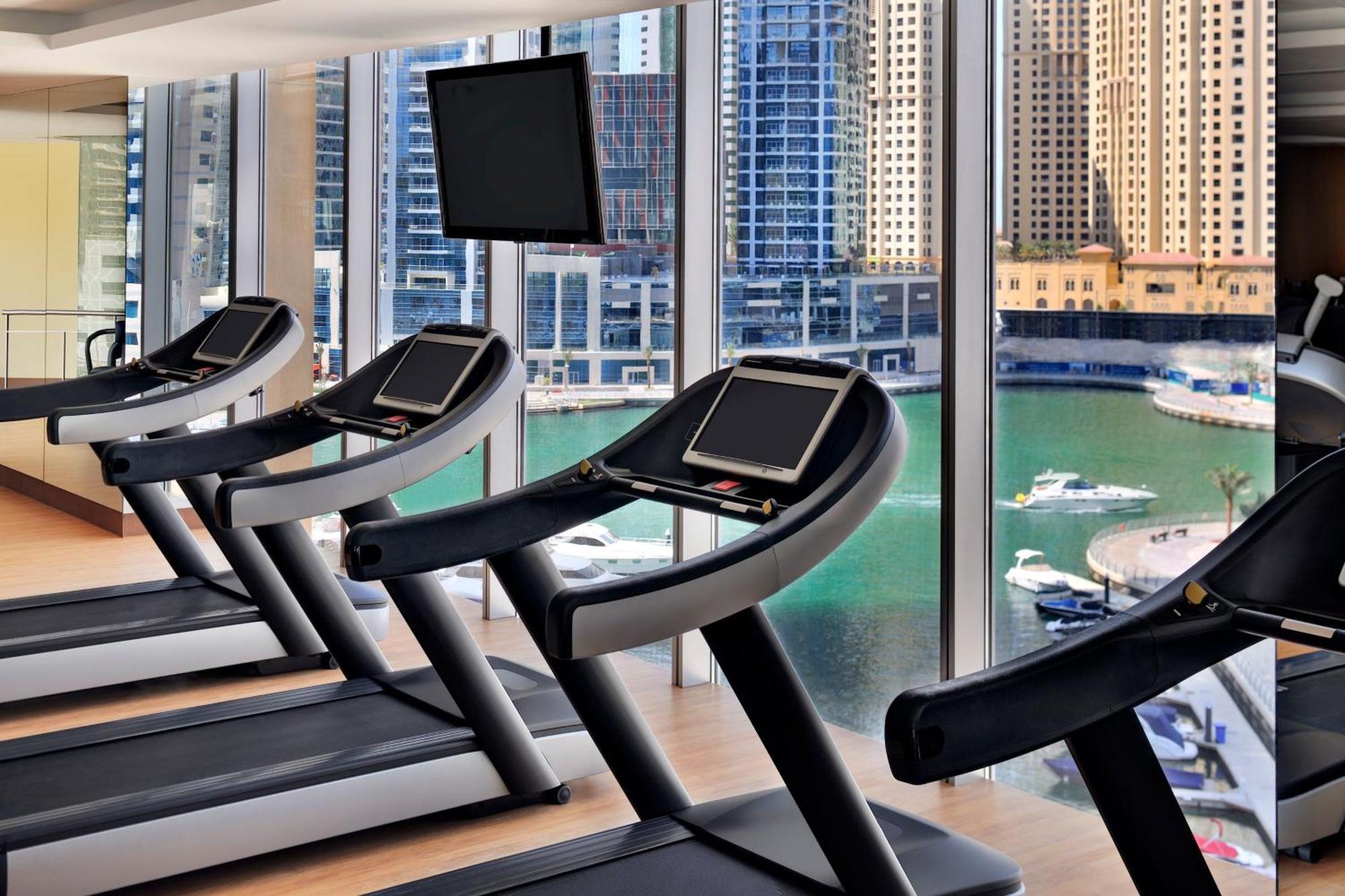 Jw Marriott Hotel Marina Дубай Екстер'єр фото The gym at the Address Downtown Hotel