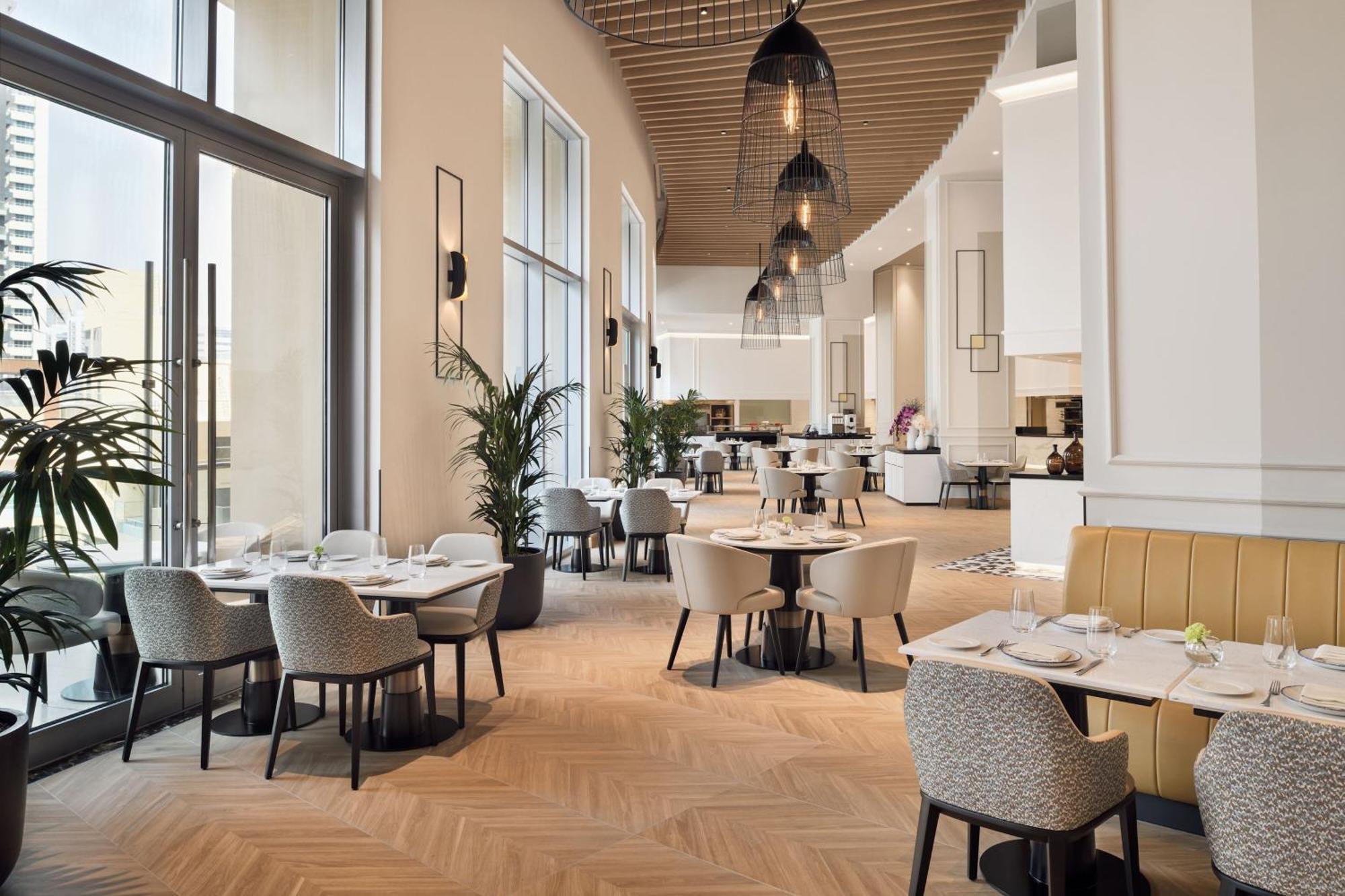 Jw Marriott Hotel Marina Дубай Екстер'єр фото The restaurant