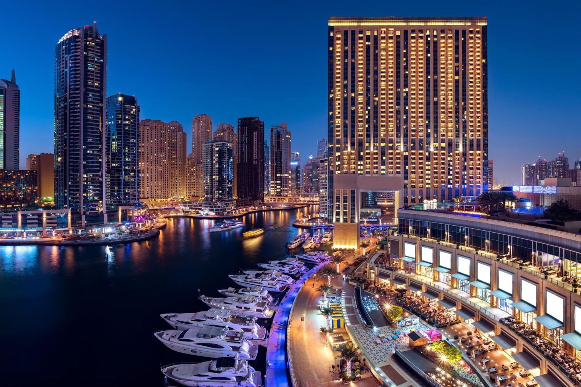 Jw Marriott Hotel Marina Дубай Екстер'єр фото Dubai Marina