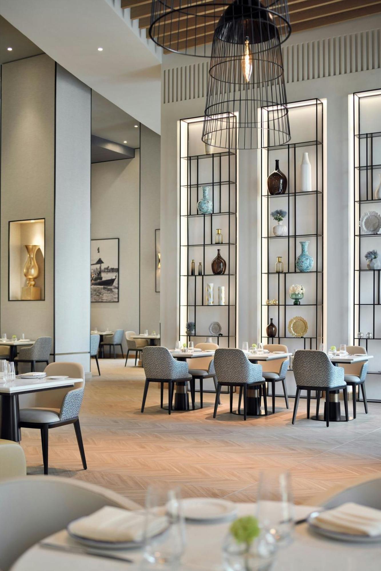 Jw Marriott Hotel Marina Дубай Екстер'єр фото Restaurant